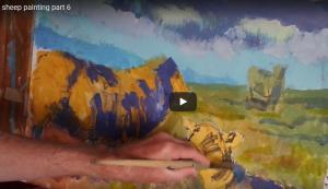 Video - Sheep painting part 6